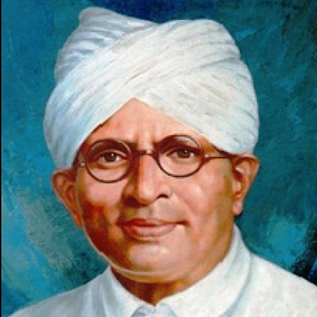 Artistic portrait representation of Walchand Hirachand Doshi, India's industrial pioneer